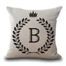 Personalized Alphabet Pillow Cover B