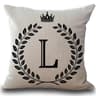 Personalized Alphabet Pillow Cover L