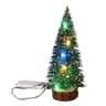 Affordable Miniature Christmas Trees with Lights