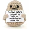 Handmade Positive Energy Potato Hug Pocket Mini Plush Doll Perfect Christmas Gift  Room Decor 2