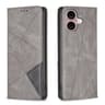 IPhone 16  16 Plus Rhombus Texture Magnetic PU Leather Wallet Case With Card Holder Kickstand 2