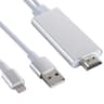 Lightning To HDMI Adapter Cable With USB Charging For IPhone Screen Mirroring To HDTV 2