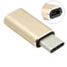Aluminum Micro USB To USB C Adapter Fast Charge Data Sync Converter 4