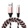 1m USBC Charging Cable Nylon Braided USB Type C Data Sync Cable For Android Devices 8