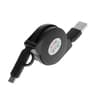 2in1 Retractable USB Charging Cable 1M 2A Micro USB To USBC Fast Data Sync Cable 8