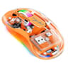 HXSJ M333 Transparent Wireless Mouse TriMode Bluetooth Mouse Rechargeable Silent Wireless Mouse 12