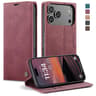 CaseMe IPhone 17 Pro Max Wallet Case Premium Leather Phone Case With Card Holder Kickstand 12
