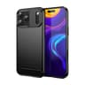 IPhone 17 Pro Max Carbon Fiber Case  Shockproof Brushed TPU Protective Cover 0