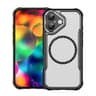 IPhone 17 MagSafe Case With Carbon Fiber Texture Translucent Shockproof Cover 0