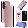 Galaxy S26 FE 5G Carbon Fiber Texture Flip Leather Wallet Phone Case With Stand 0
