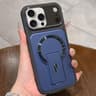 MagSafe Compatible IPhone 15 Pro Case With Hidden Kickstand Lens Cover  Shockproof Protection 7