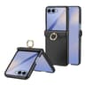 Galaxy Z Flip8 5G Shockproof Case With Tempered Glass Magnetic Hinge Protection  Ring Kickstand 9