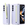 Galaxy Z Fold4 Shockproof Phone Case With Skin Feel Finish  Electroplated Mirror Back 9