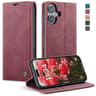 CaseMe 013 IPhone 16 Wallet Case With Stand  Card Holder Premium Leather Phone Case 8