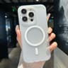 Crystal Clear IPhone 16 Pro Max MagSafe Case With Hybrid TPU PC Shockproof Protection 0