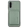 Samsung Galaxy A36 5G MagSafe Phone Case With Magnetic Card Holder  Carbon Fiber Leather Protection 11