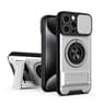 IPhone 15 Pro MagSafe Case With Sliding Camera Lens Cover And Kickstand Shockproof Protection 8