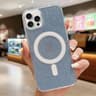 Clear Glitter IPhone 16 Pro Max MagSafe Case Transparent Acrylic Protective Cover 9
