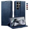 Samsung Galaxy Series Case RFID Blocking Leather Kickstand Cover 9