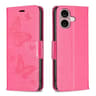 Butterfly IPhone 16 Plus Wallet Case With Card Holder Stand And PU Leather Cover 10