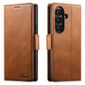 Galaxy Z Fold7 5G Calf Texture Leather Wallet Case With Card Slots And Kickstand 6