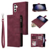 Galaxy S26 Plus 5G Zipper Wallet Case With Card Holder Kickstand And Wrist Strap 8