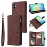 Galaxy A06 4G Zipper Wallet Case With Card Holder Kickstand And Wrist Strap 10