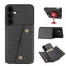 Galaxy S26 FE 5G Wallet Case Magnetic Double Buckle Card Holder With Stand 0