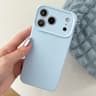IPhone 17 Pro Slim Silicone Case With Camera Protection Anti Fingerprint Grip 0