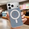 Transparent Glitter MagSafe Case For IPhone 18 Pro Max With Acrylic And TPU 0