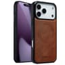 IPhone 18 Pro Max MagSafe PU Leather Protective Phone Case 0