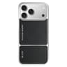 IPhone 18 Pro Magnetic PU PC Hybrid Protective Phone Case 0