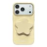 IPhone 18 Pro Max Macaron Striped PC Case With 360 Degree Star Stand 0