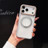 IPhone 18 Pro Magnetic Case With 360 Degree Ring Holder And Matte Mirror Finish 0