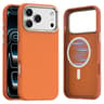 Plain Magnetic Shockproof Phone Case For IPhone 18 Pro Max Metal Lens Frame TPU Cover 0