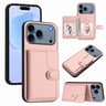 IPhone 18 Pro Wallet Case With Button Closure And Card Holder 0