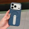 IPhone 18 Pro Magnetic Phone Case With Invisible Holder And Vegan Leather 0