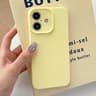 IPhone 17 Silicone Case With Camera Lens Protection Slim Anti Fingerprint Cover 6
