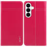 Galaxy S26 Plus 5G Top Grain Leather Flip Case With Stand 7