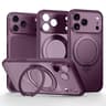 SULADA IPhone 18 Pro Max Magnetic Matte Case With 360 Rotating Stand 15