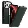 Melkco IPhone 18 Pro Max Genuine Leather Magnetic Flip Case With Litchi Texture 7