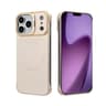 IPhone 18 Pro Frameless Magnetic Carbon Fiber Texture Case With Kickstand 9