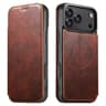 IPhone 18 Pro MagSafe Wallet Case With PU Leather Card Slots And Viewing Holder 8