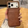 Premium 18 Pro Max Wallet Phone Case With Card Holder And Kickstand 8