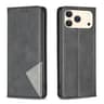 IPhone 18 Pro Max Magnetic PU Leather Case With Card Slots Stand And Rhombus Texture 13