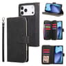 IPhone 18 Pro Zipper Wallet Phone Case With 9 Card Slots And Stand 9