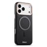 IPhone 18 Pro Litchi Texture Magnetic Phone Case With Metal Lens Button 6