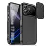 Sliding Camera Cover TPU PC Phone Case For 18 Pro 9