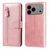 IPhone 18 Pro Max Calf Texture Zipper Wallet Phone Case 7