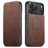 IPhone 18 Pro Retro Litchi Texture PU Leather MagSafe Wallet Case 8